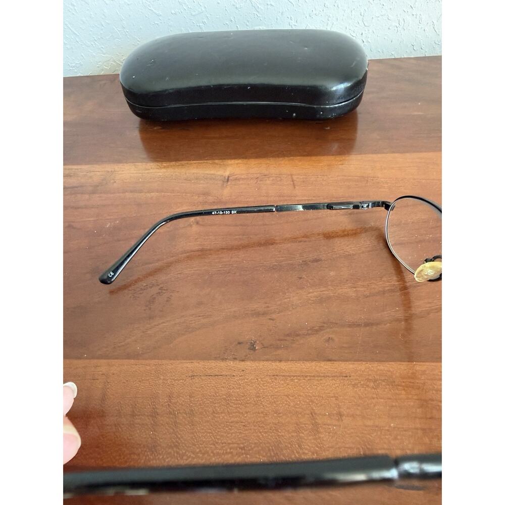 Fundamentals Eyeglasses Frames F111 47-19-130 Black Full Rim Eyewear Classic - Picture 6 of 6